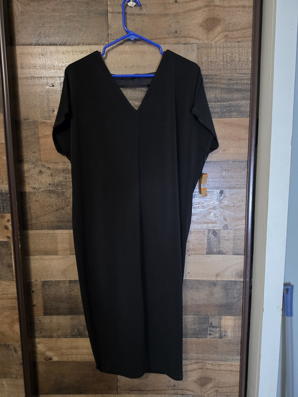 RACHEL Rachel Roy Black V-Neck Shift Dress